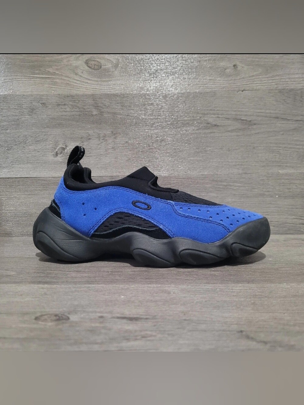 Oakley Factory Team Flesh Men's Size 8 Brain Dead Blue Suede